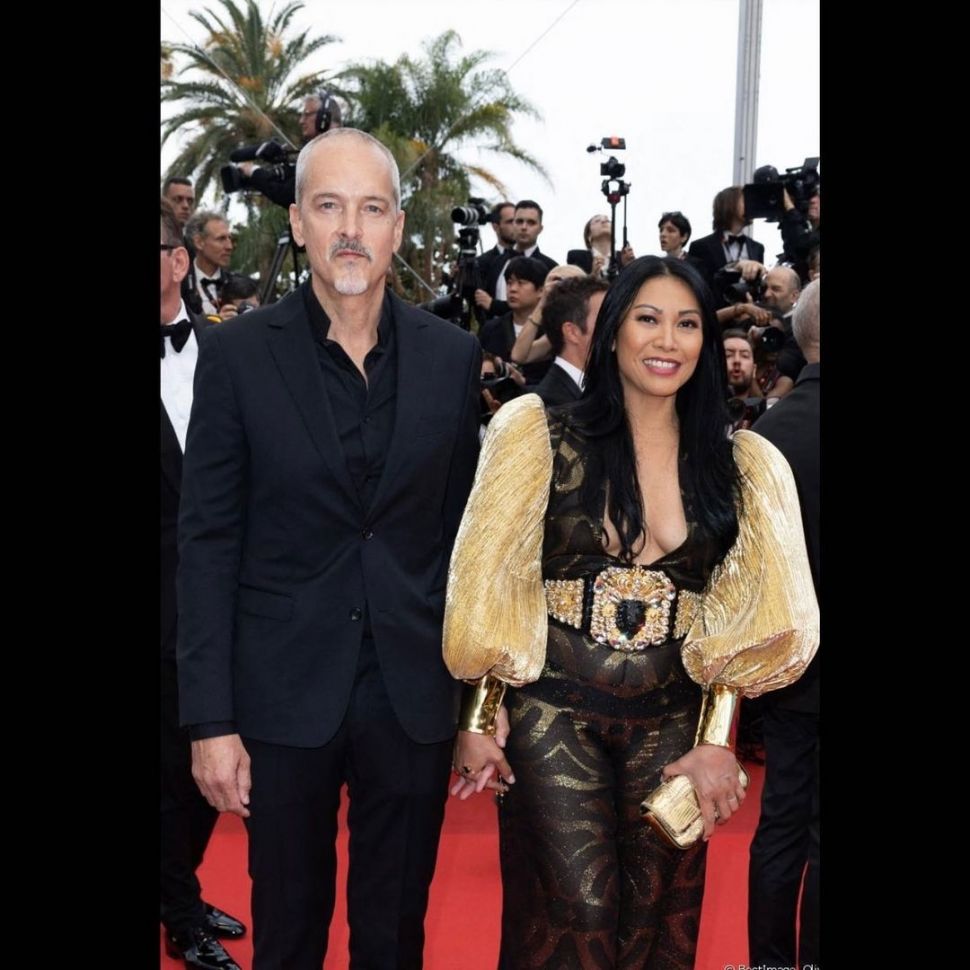 Anggun dan suami, Christian Kretschmar di Festival Film Cannes 2022. [Instagram]