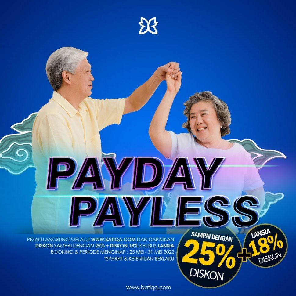 Promo Payday Payless dari BATIQA Hotel untuk peringati hari Lanjut  Usia Nasional (HLUN). (Istimewa)