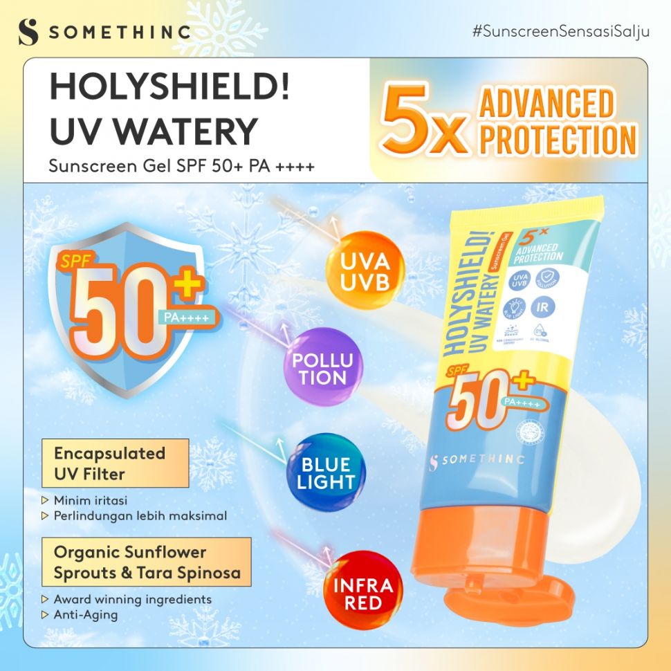 Holyshield! UV Watery Sunscreen Gel (Somethinc)