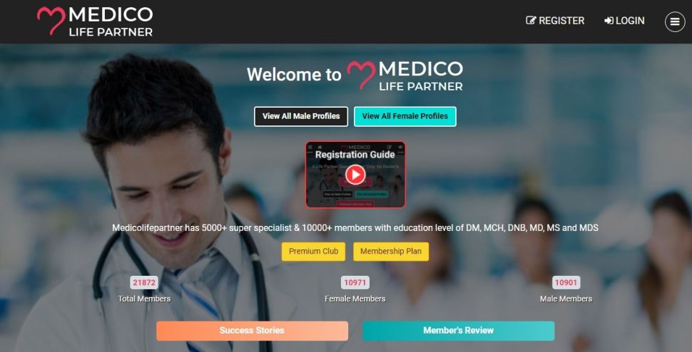 Situs kencan Medico Life Partner (Twitter)