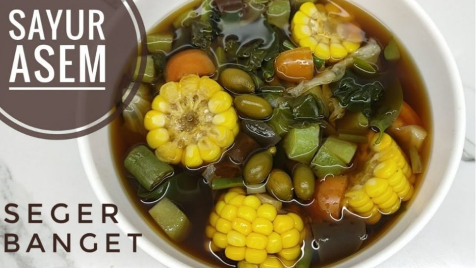 Sajian sayur asem (YouTube/CR Cook)