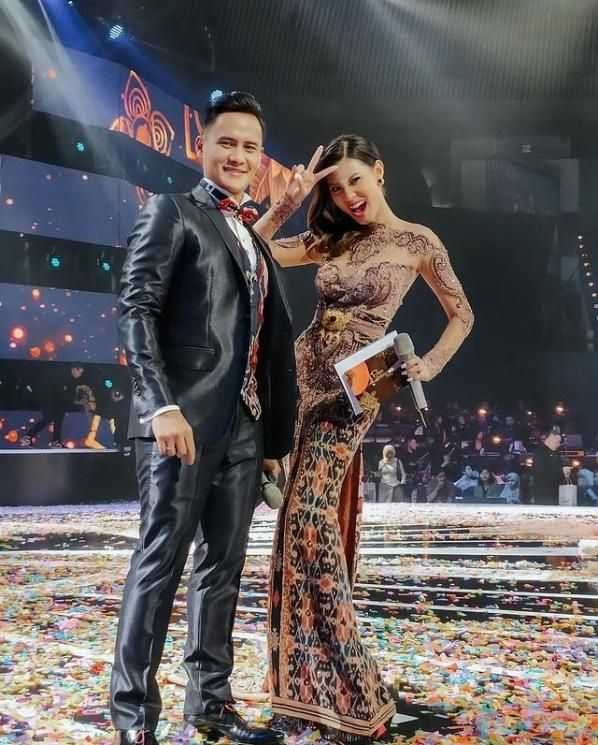 Gaya Artis di Malam Final Puteri Indonesia 2022. (Instagram)