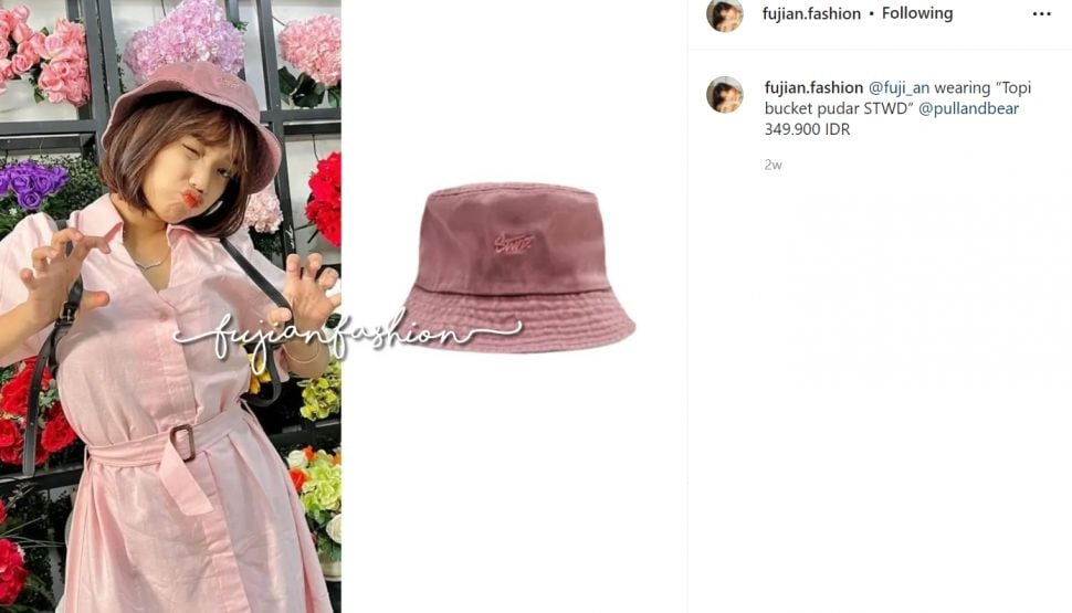 Tidak kalah dari selebriti-selebriti lainnya, Fuji An juga mengoleksi berbagai topi dengan harga sampai jutaan Rupiah (Instagram/fujian.fashion)