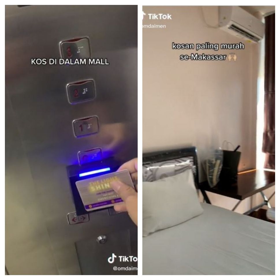 Kos di dalam Mal Panakkukang (TikTok @omdaimen)