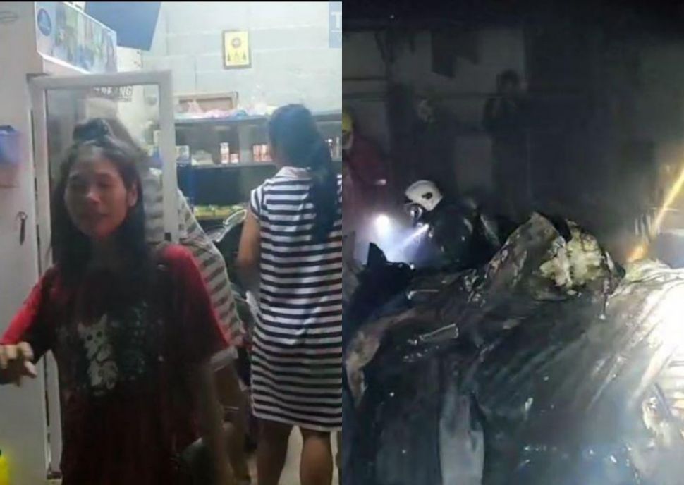 Korban dari pembakaran rumah seorang wanita yang frustasi tak tahu lokasi sang kekasih. (The Pattaya News)