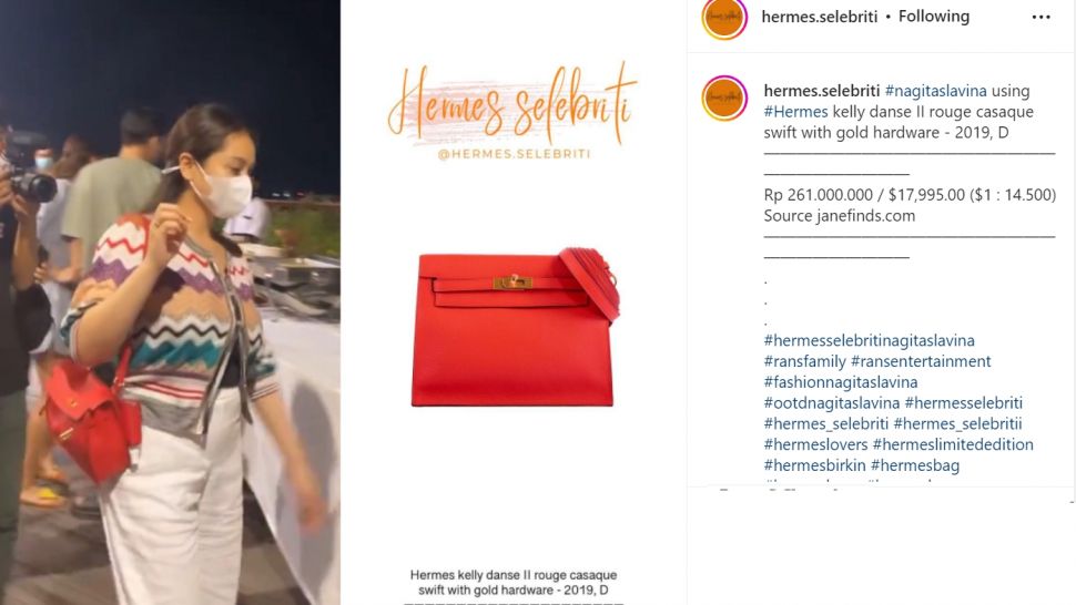 Harga Tas Hermes Nagita Slavina Capai Rp1,1 Miliar! Ini yang Bikin Spesial