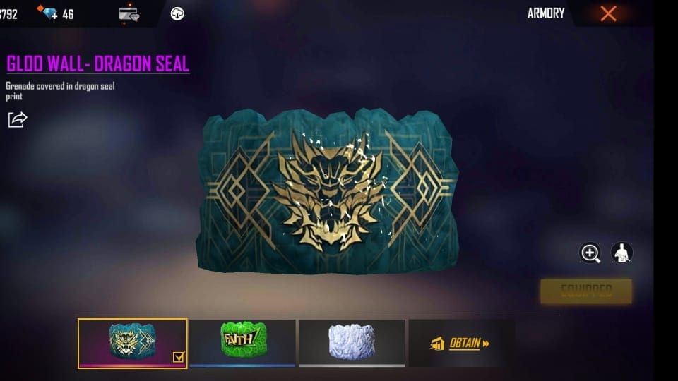 Gloo Wall Skin di Free Fire. [Istimewa]