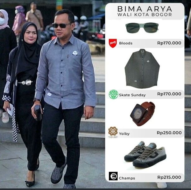 Outfit Bima Arya (twitter.com/BimaArya)