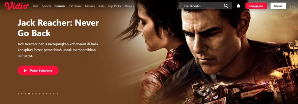 Aplikasi streaming, Vidio