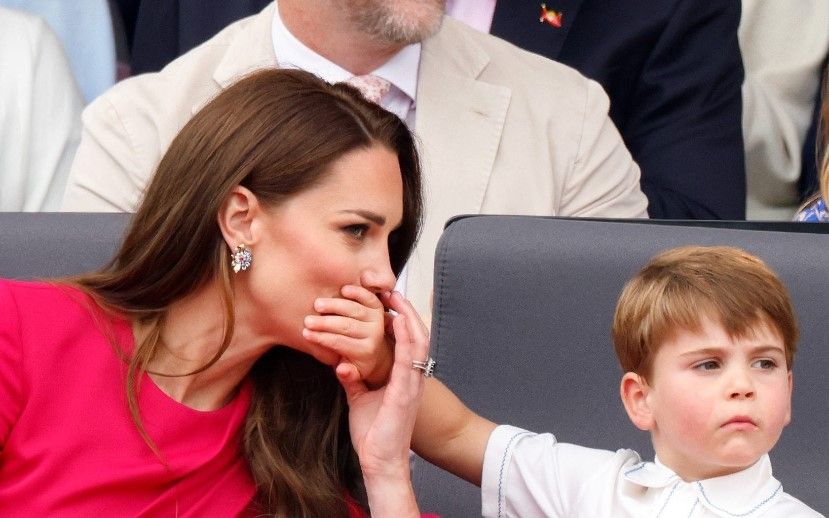 Kate Middleton dan Pangeran Louis (Dok: Twittter/@fashiondiva1984)