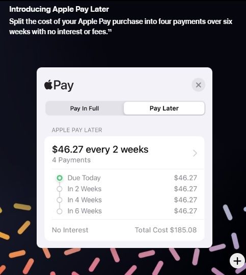 Fitur iOS 16, Apple Pay Latter. [Apple]