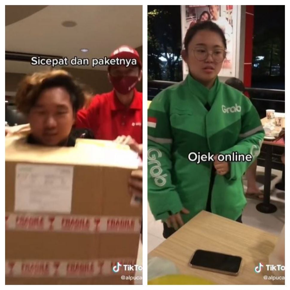 Rayakan ulang tahun di KFC (TikTok @alpucad0)