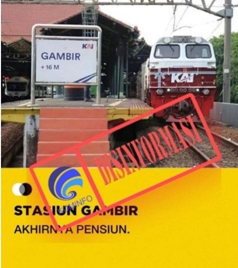 CEK FAKTA: Stasiun Gambir akhinya pensiun, benarkah?