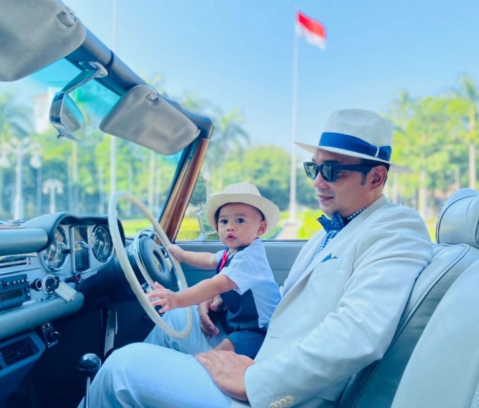 Kebersamaan Ridwan Kamil dan Arkana Anak Angkatnya (instagram/@arkanaidan)