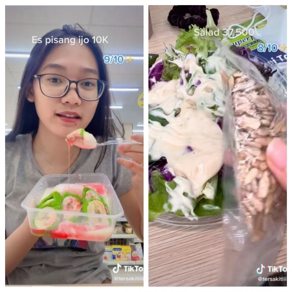 Makanan di minimarket (TikTok @tersakitiiii10)