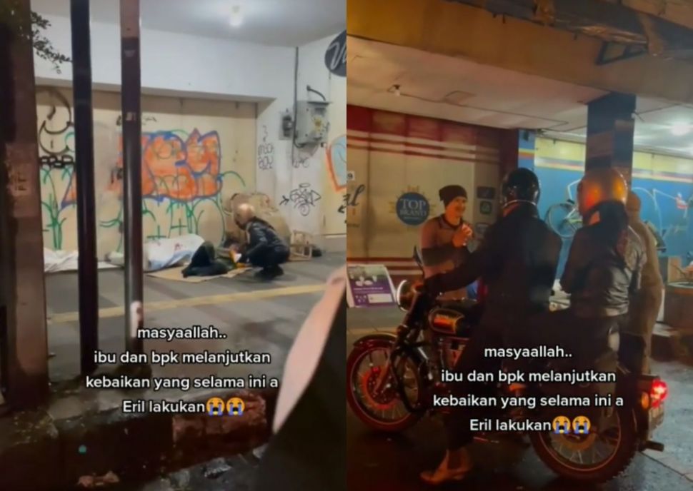 Momen Ridwan Kamil dan Atalia Berbagi dan Bantu Orang di Jalan Jadi Sorotan: Melanjutkan Kebaikan Eril (TikTok/jawabaratpunya99)