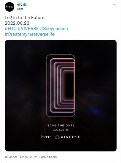 Smartphone baru HTC, Viverse. [Twitter]