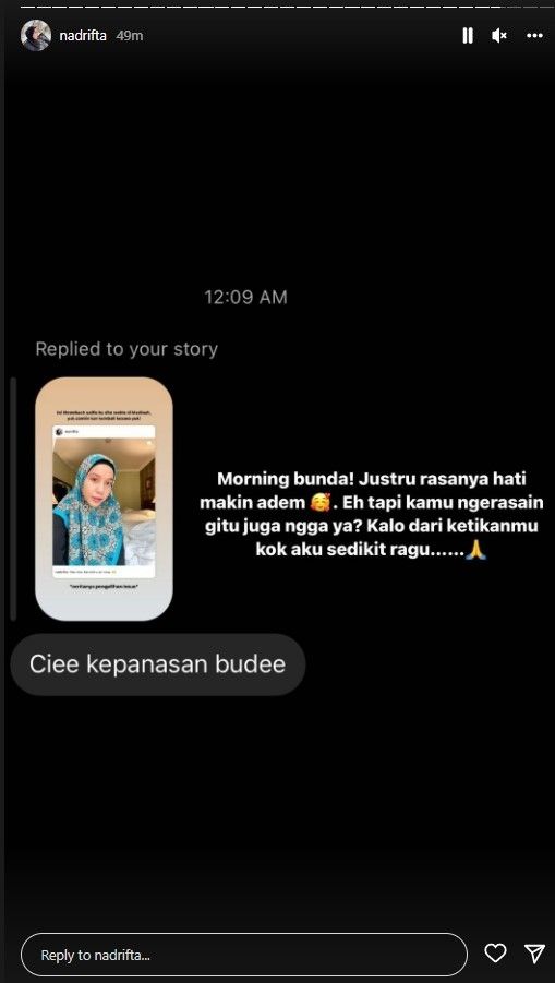 Nadya Arifta balasi komentar pedas warganet - (Instagram)