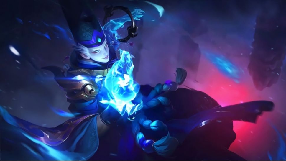 Ilustrasi Skin Hero Valir: Shikigami Summoner (Mobile Legends)