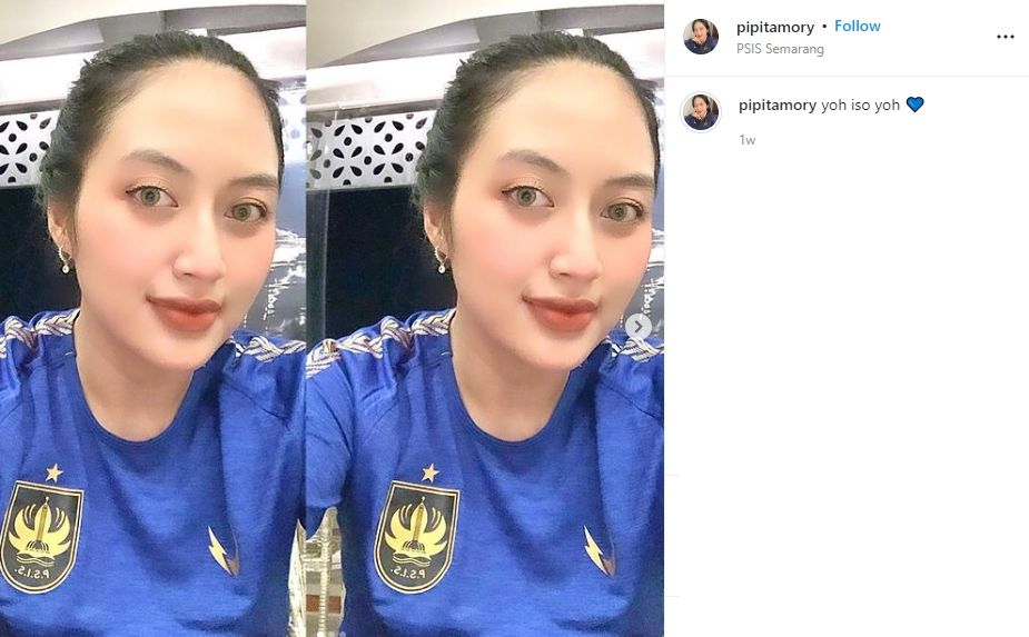 Dokter PSIS Semarang, Mufidah yang jadi sorotan di Piala Presiden 2022. (Instagram/pipitamory)