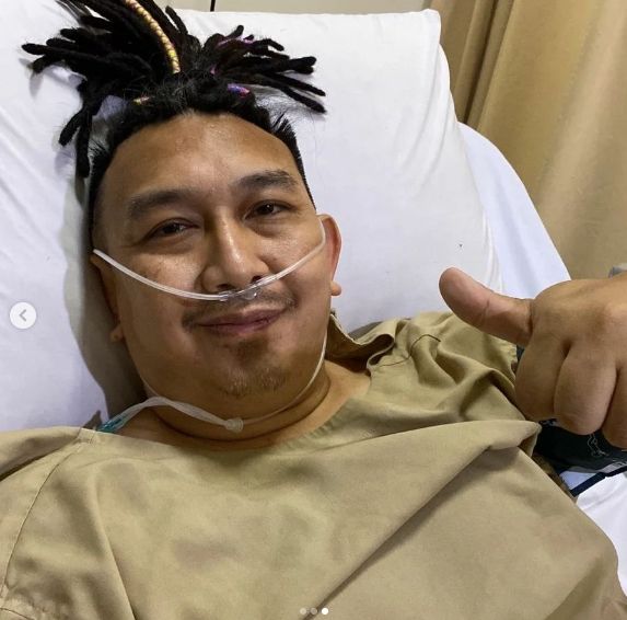 Augie Fantinus dirawat di rumah sakit karena usus buntu [Instagram/@udjodj]