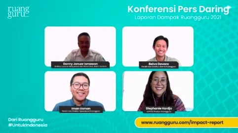 Diskusi Panel Virtual: Dampak Ruangguru 2021 (Dok. Ruang Guru)