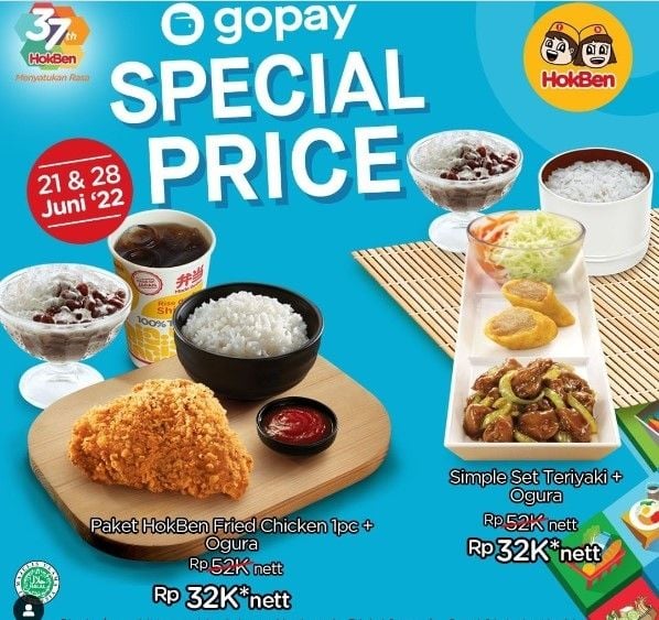 5 Promo Kuliner Spesial Hut Jakarta, Catat Yuk!. (Dok: Instagram/hokben_id)