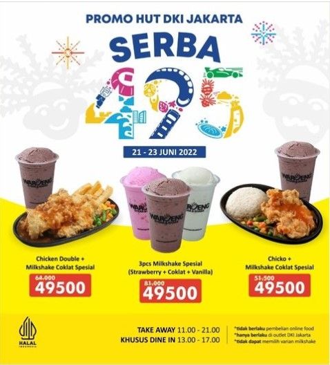 5 Promo Kuliner Spesial Hut Jakarta, Catat Yuk!. (Dok: Instagram/waroengsteak)