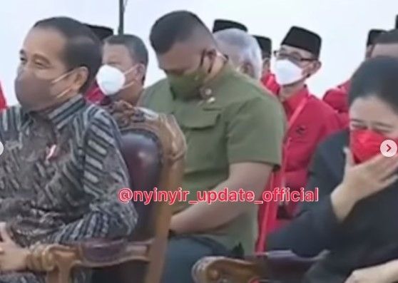 Reaksi Puan dan Jokowi saat Megawati wanti-wanti pilihan jodoh untuk anaknya (Instagram/rumpi_gosip)