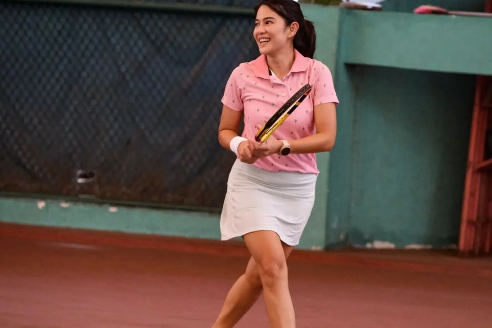 Gaya Dian Sastro Latihan Tenis (instagram/@therealdisastr)