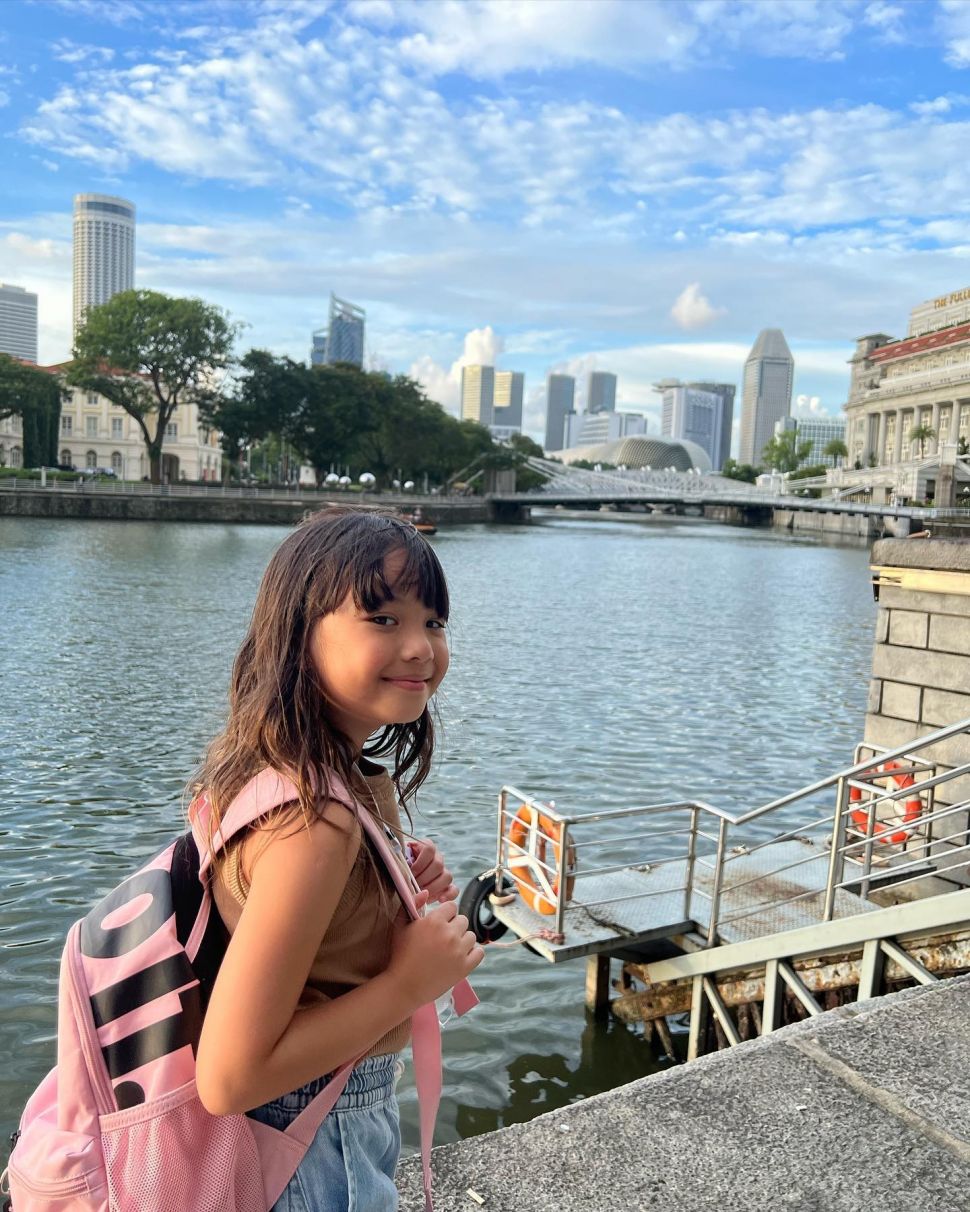 Momen Gisella Anastasia dan Gempi liburan di Singapura (Instagram/@gisel_la)