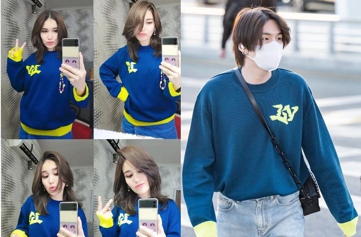 Gaya Ayu Ting Ting Kembaran Item Fesyen dengan Artis Korea (instagram/@ayutingting92)