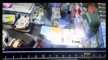 Aksi pembunuhan terekam cctv (Instagram/borobudur_media)