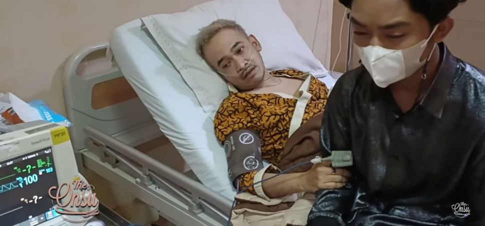 Potret Ruben Onsu Kembali Dirawat di ICU (YouTube/The Onsu Family) 