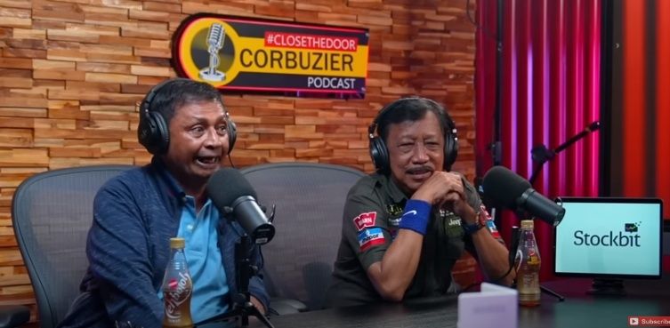 Kadir dan Doyok saat hadir di Podcast Deddy Corbuzier [Youtube/Deddy Corbuzier]