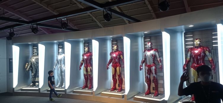 Mengunjungi Marvel Studios: A Universe Of Heroes Exhibition Indonesia. (Dok. Suara.com/Fajar)