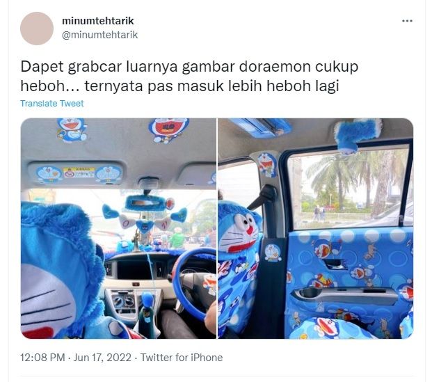 Penggemar Doraemon garis keras. [Twitter]