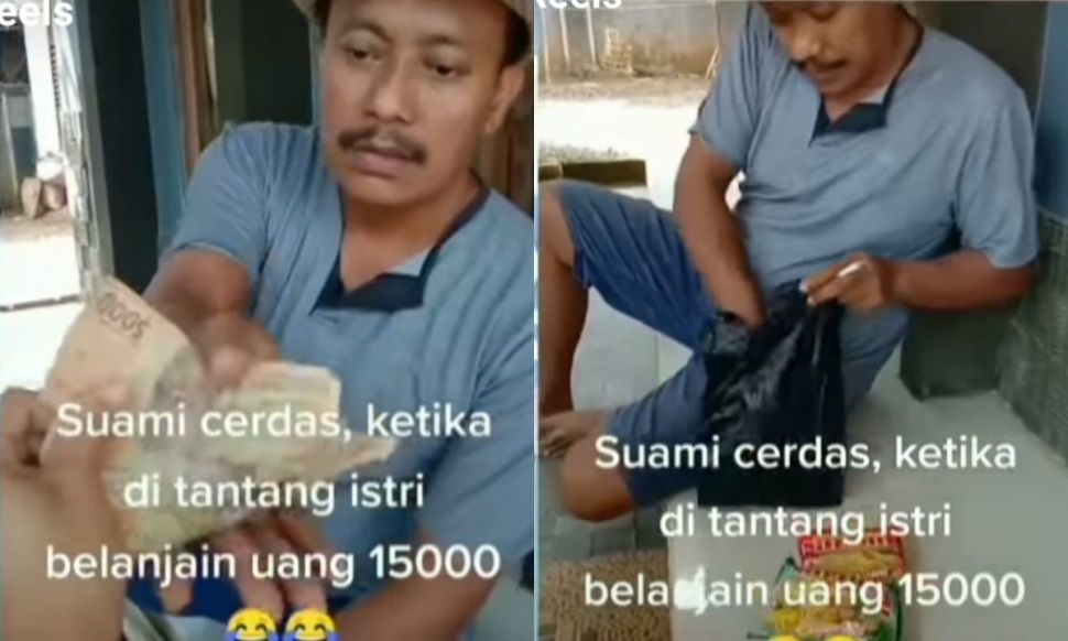 Suami ditantang istri belanja (instagram.com/infoanda/)