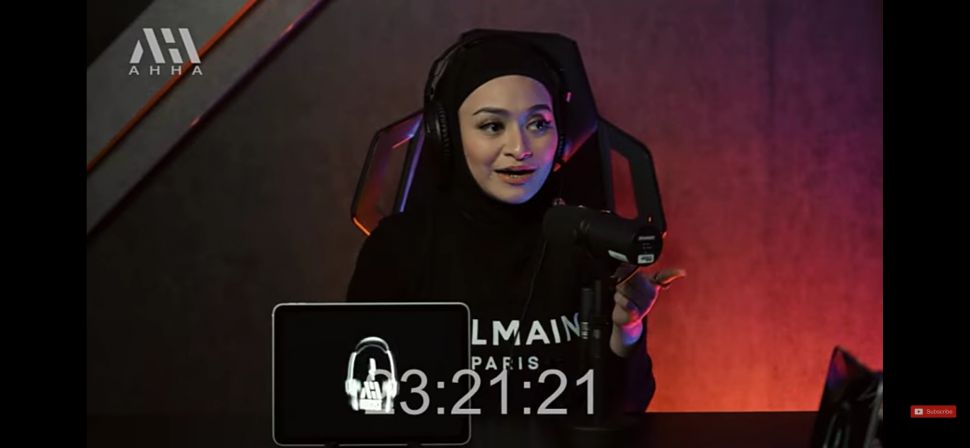 Nathalie Holscher dan Aurel Hermansyah (YouTube/AH Podcast)