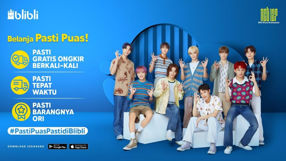 NCT 127 Sebagai Brand Ambassador Terbaru Blibli. (Dok: Blibli)