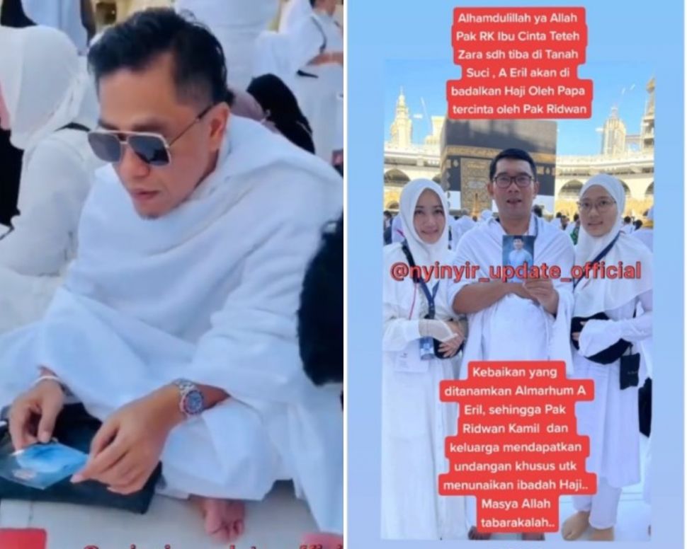 Ridwan Kamil berdoa bersama Gus Miftah untuk Eril (Instagram/rumpi_gosip)