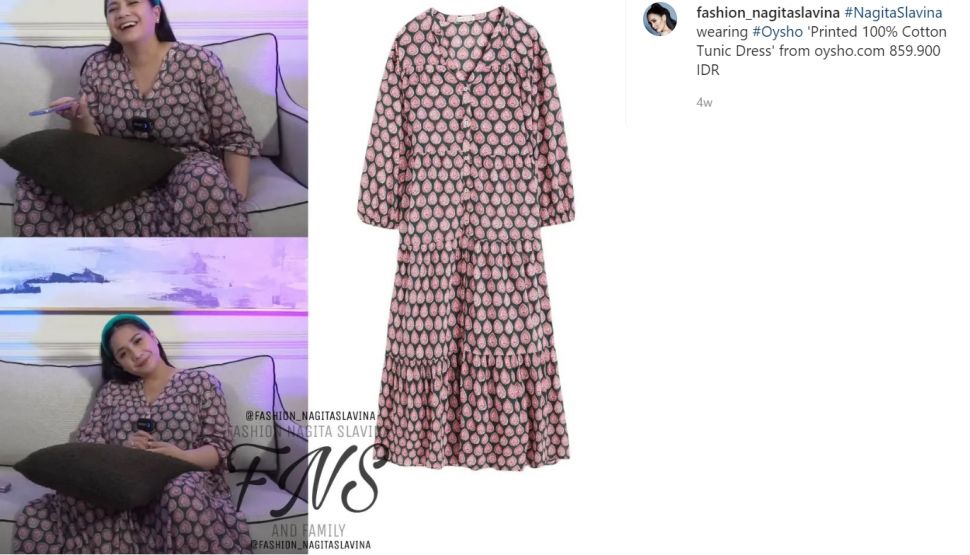 Empat koleksi baju Nagita Slavina yang modelnya mirip dengan daster, harganya selangit (Instagram/fashion_nagitaslavina)