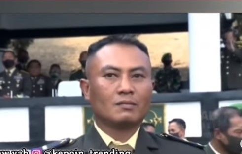 Sosok TNI Deny (Instagram/kepoin_trending)