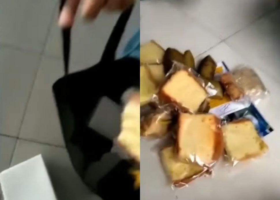 Siswa pungut snack acara yang ditinggalkan peserta acara (Instagram/ viral.menarik)