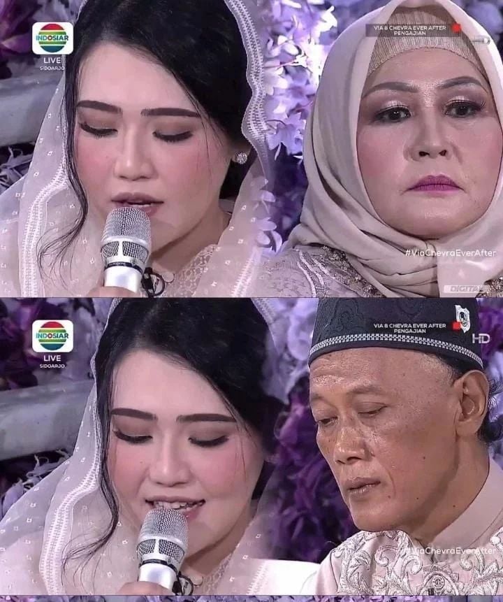 Acara pengajian jelang pernikahan Via Vallen, Rabu (13/7/2022). [Indosiar]