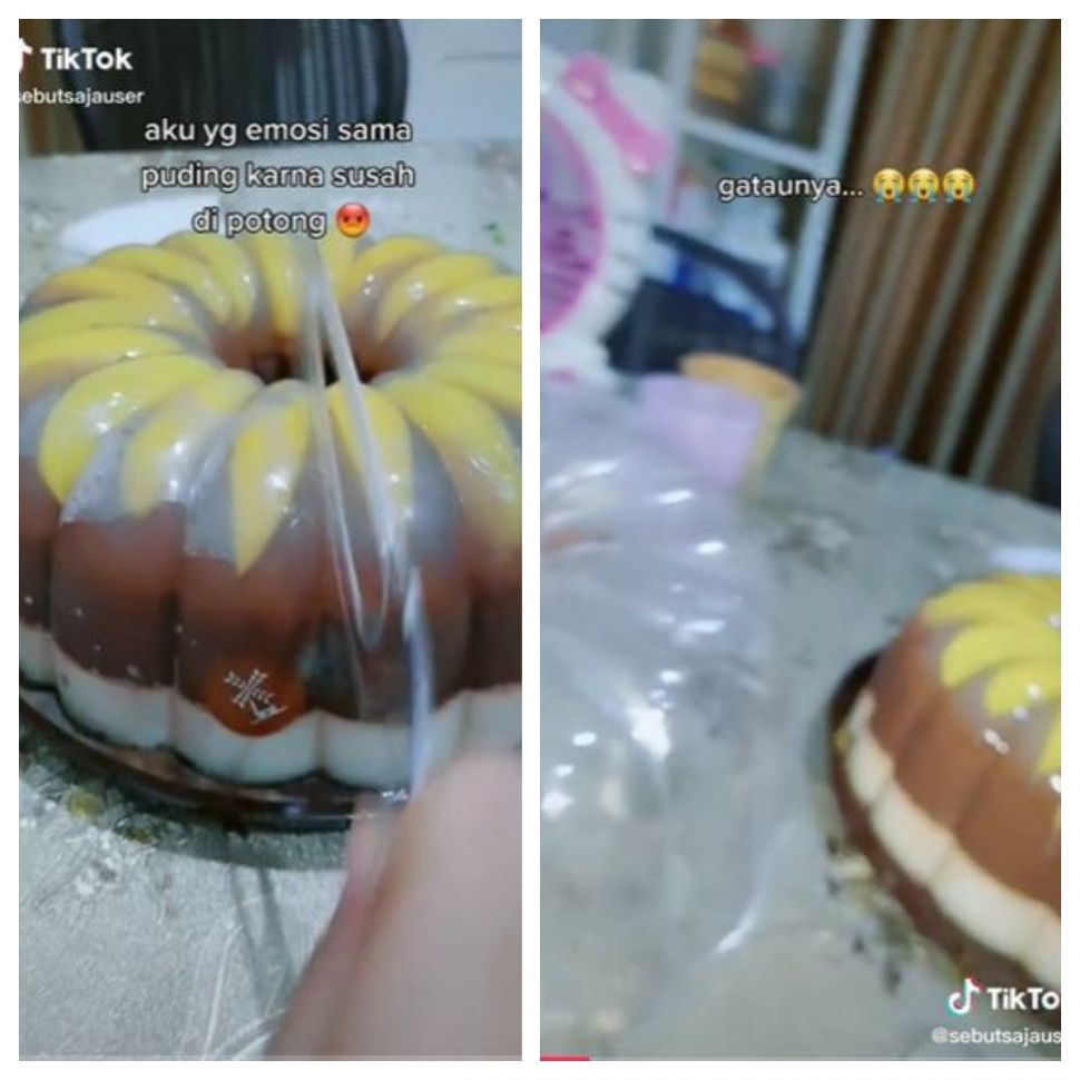 Potong puding (TikTok @sebutsajauser)