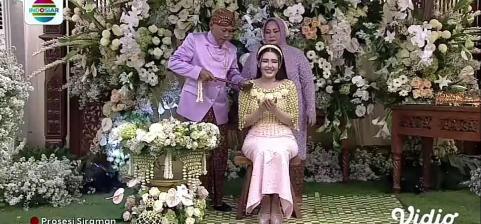 Potret Siraman Via Vallen(YouTube/Indosiar)