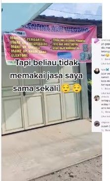 Punya WO tetangga tak pakai jasanya (Instagram/mintulgemintul)