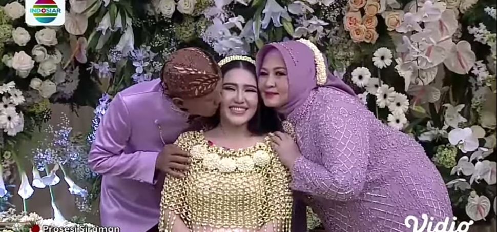 Potret Siraman Via Vallen(YouTube/Indosiar)