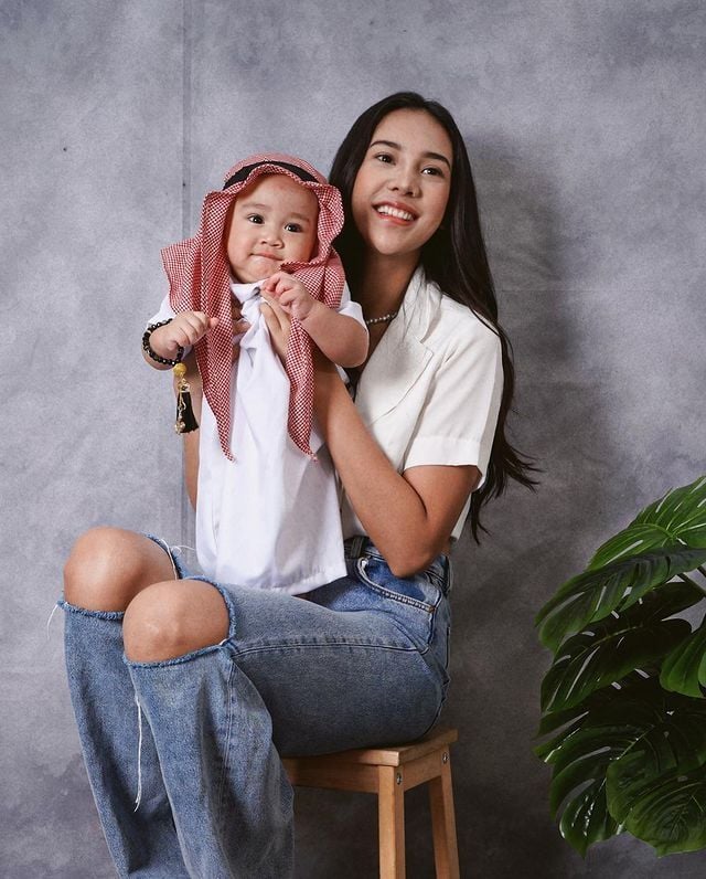 Potret Anya Geraldine bareng Rayyanza Malik Ahmad. (Instagram/anyageraldine)